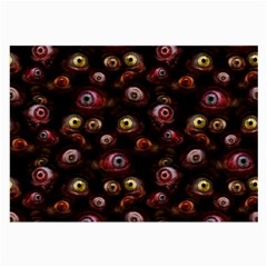 Zombie Eyes Pattern Large Glasses Cloth (2 Sides)