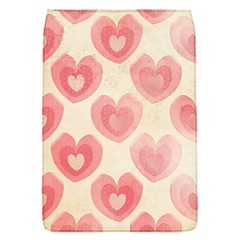 Pink Faded Hearts Removable Flap Cover (s) by SpinnyChairDesigns