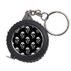 Black And White Skulls Measuring Tape by SpinnyChairDesigns