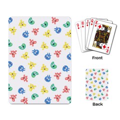 Cute Cartoon Germs Viruses Microbes Playing Cards Single Design (rectangle) by SpinnyChairDesigns