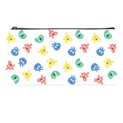 Cute Cartoon Germs Viruses Microbes Pencil Case by SpinnyChairDesigns