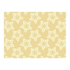 Gold Stars Pattern Double Sided Flano Blanket (mini)  by SpinnyChairDesigns