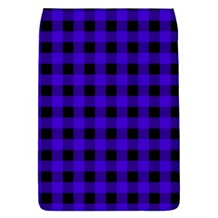 Dark Blue Black Buffalo Plaid Removable Flap Cover (s) by SpinnyChairDesigns