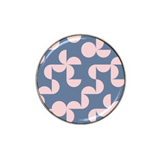 Pink And Blue Shapes Hat Clip Ball Marker (10 Pack)