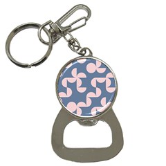 Pink And Blue Shapes Bottle Opener Key Chain