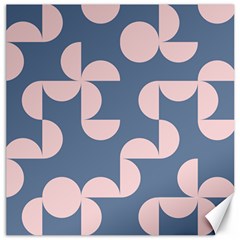 Pink And Blue Shapes Canvas 20  X 20 