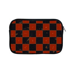 Red And Black Checkered Grunge  Apple Macbook Pro 13  Zipper Case by SpinnyChairDesigns