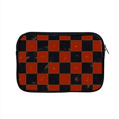 Red And Black Checkered Grunge  Apple Macbook Pro 15  Zipper Case by SpinnyChairDesigns