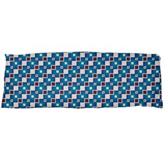 Country Blue Checks Pattern Body Pillow Case (dakimakura) by SpinnyChairDesigns