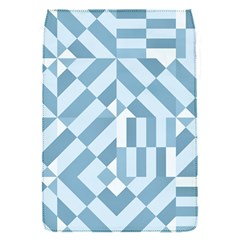 Truchet Tiles Blue White Removable Flap Cover (s) by SpinnyChairDesigns