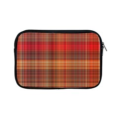 Madras Plaid Fall Colors Apple Ipad Mini Zipper Cases by SpinnyChairDesigns