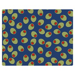 Green Olives With Pimentos Double Sided Flano Blanket (medium)  by SpinnyChairDesigns