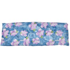 Watercolor Violets Body Pillow Case (dakimakura) by SpinnyChairDesigns