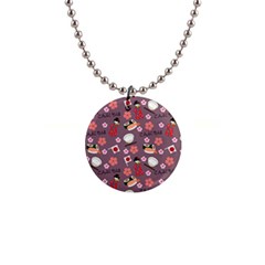 Japan Girls 1  Button Necklace