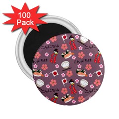Japan Girls 2 25  Magnets (100 Pack)  by kiroiharu