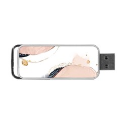 Pink And Blue Marble Portable Usb Flash (two Sides) by kiroiharu