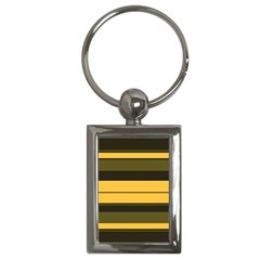 Vintage Yellow Key Chain (rectangle) by tmsartbazaar