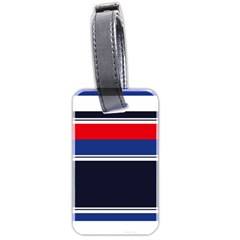 Casual Uniform Stripes Luggage Tag (two Sides) by tmsartbazaar