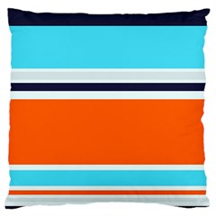 Tri Color Stripes Standard Flano Cushion Case (one Side) by tmsartbazaar