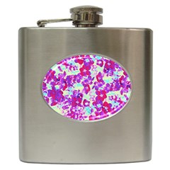 Spring Flowers Garden Hip Flask (6 Oz)