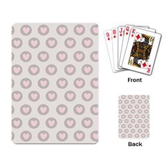 Pink And Brown Hearts Playing Cards Single Design (rectangle) by MooMoosMumma