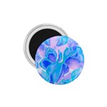 Ciclamen Flowers Blue 1.75  Magnets Front