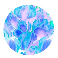 Ciclamen Flowers Blue Pop Socket (black)