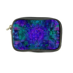 Indigo Abstract Art Coin Purse by SpinnyChairDesigns