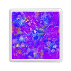Fuchsia Magenta Abstract Art Memory Card Reader (square) by SpinnyChairDesigns