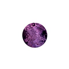 Amethyst Violet Abstract Marble Art 1  Mini Buttons by SpinnyChairDesigns