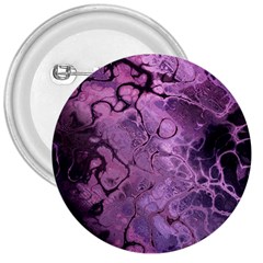 Amethyst Violet Abstract Marble Art 3  Buttons by SpinnyChairDesigns