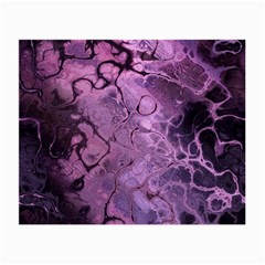 Amethyst Violet Abstract Marble Art Small Glasses Cloth by SpinnyChairDesigns