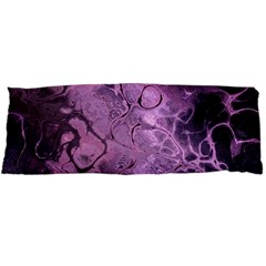 Amethyst Violet Abstract Marble Art Body Pillow Case Dakimakura (two Sides) by SpinnyChairDesigns