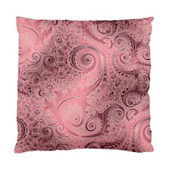 Orchid Pink And Blush Swirls Spirals Standard Cushion Case (two Sides) by SpinnyChairDesigns