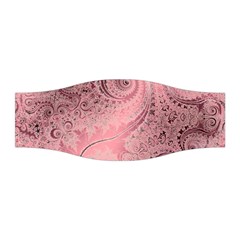 Orchid Pink And Blush Swirls Spirals Stretchable Headband by SpinnyChairDesigns