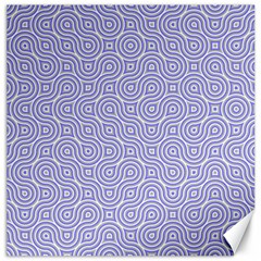 Royal Purple Grey And White Truchet Pattern Canvas 16  X 16  by SpinnyChairDesigns