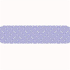 Royal Purple Grey And White Truchet Pattern Large Bar Mats by SpinnyChairDesigns