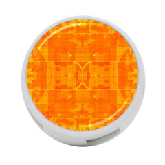 Orange Peel Abstract Batik Pattern 4-port Usb Hub (two Sides) by SpinnyChairDesigns