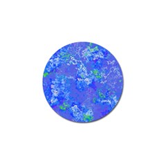 Bright Blue Paint Splatters Golf Ball Marker (10 Pack) by SpinnyChairDesigns