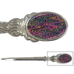 Colorful Bohemian Mosaic Pattern Letter Opener by SpinnyChairDesigns