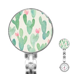 Photography-backdrops-for-baby-pictures-cactus-photo-studio-background-for-birthday-shower-xt-5654 Stainless Steel Nurses Watch by Sobalvarro