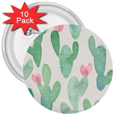 Photography-backdrops-for-baby-pictures-cactus-photo-studio-background-for-birthday-shower-xt-5654 3  Buttons (10 Pack)  by Sobalvarro