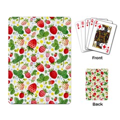 Huayi-vinyl-backdrops-for-photography-strawberry-wall-decoration-photo-backdrop-background-baby-show Playing Cards Single Design (rectangle) by Sobalvarro