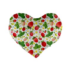 Huayi-vinyl-backdrops-for-photography-strawberry-wall-decoration-photo-backdrop-background-baby-show Standard 16  Premium Heart Shape Cushions