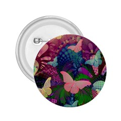 Butterfly Garden Art 2 25  Buttons by SpinnyChairDesigns