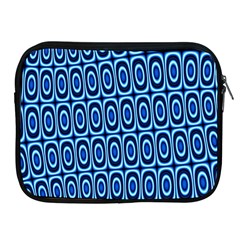 Abstract Blue Circles Mosaic Apple Ipad 2/3/4 Zipper Cases by SpinnyChairDesigns