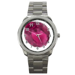 Fun Fuschia Sport Metal Watch by Janetaudreywilson