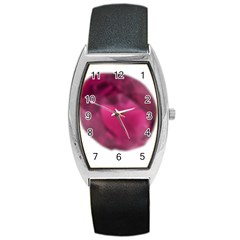 Fun Fuschia Barrel Style Metal Watch by Janetaudreywilson