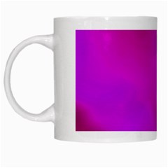 Fun Fuschia White Mugs by Janetaudreywilson