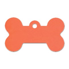 Appreciating Apricot Dog Tag Bone (one Side)